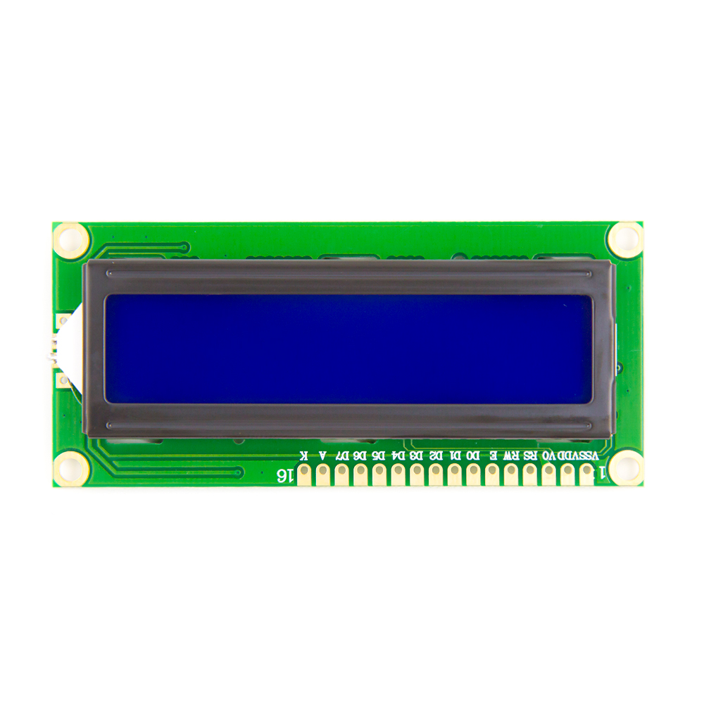 Дисплей LCD1602 синий, 5в (чип AIP31066)